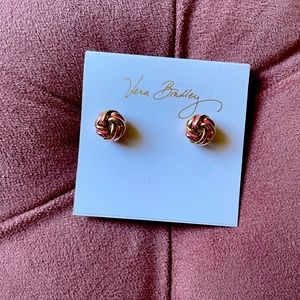 Vera Bradley knot earrings